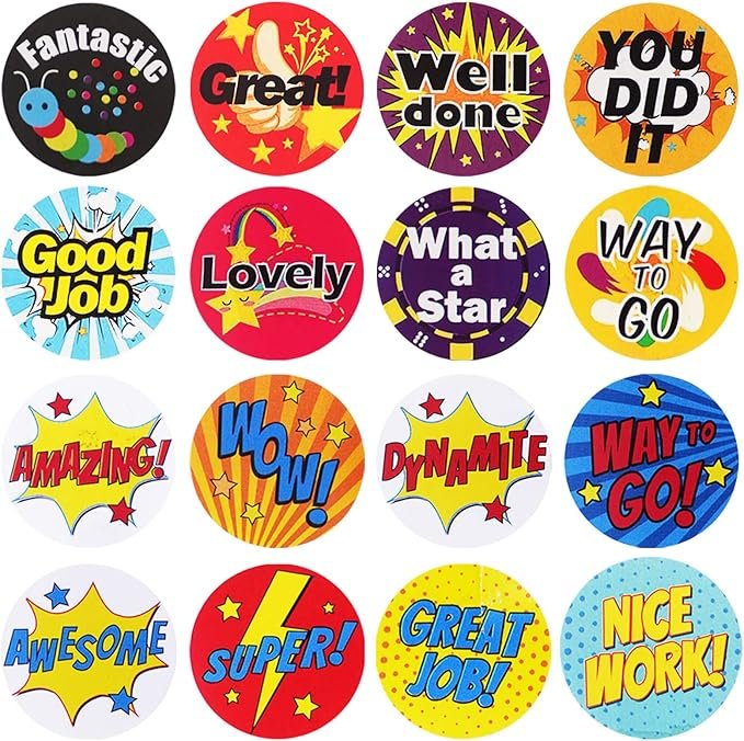 Reward Stickers for Kids by Sweetzer